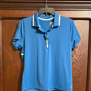 Slazenger Blue Golf Short Sleeve Polo Shirt